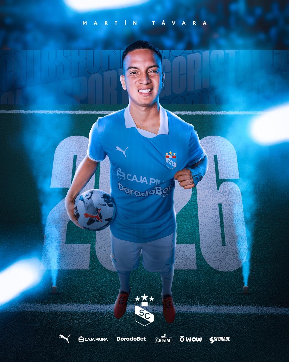 Martín Távara continuará en Sporting Cristal la siguiente temporada.