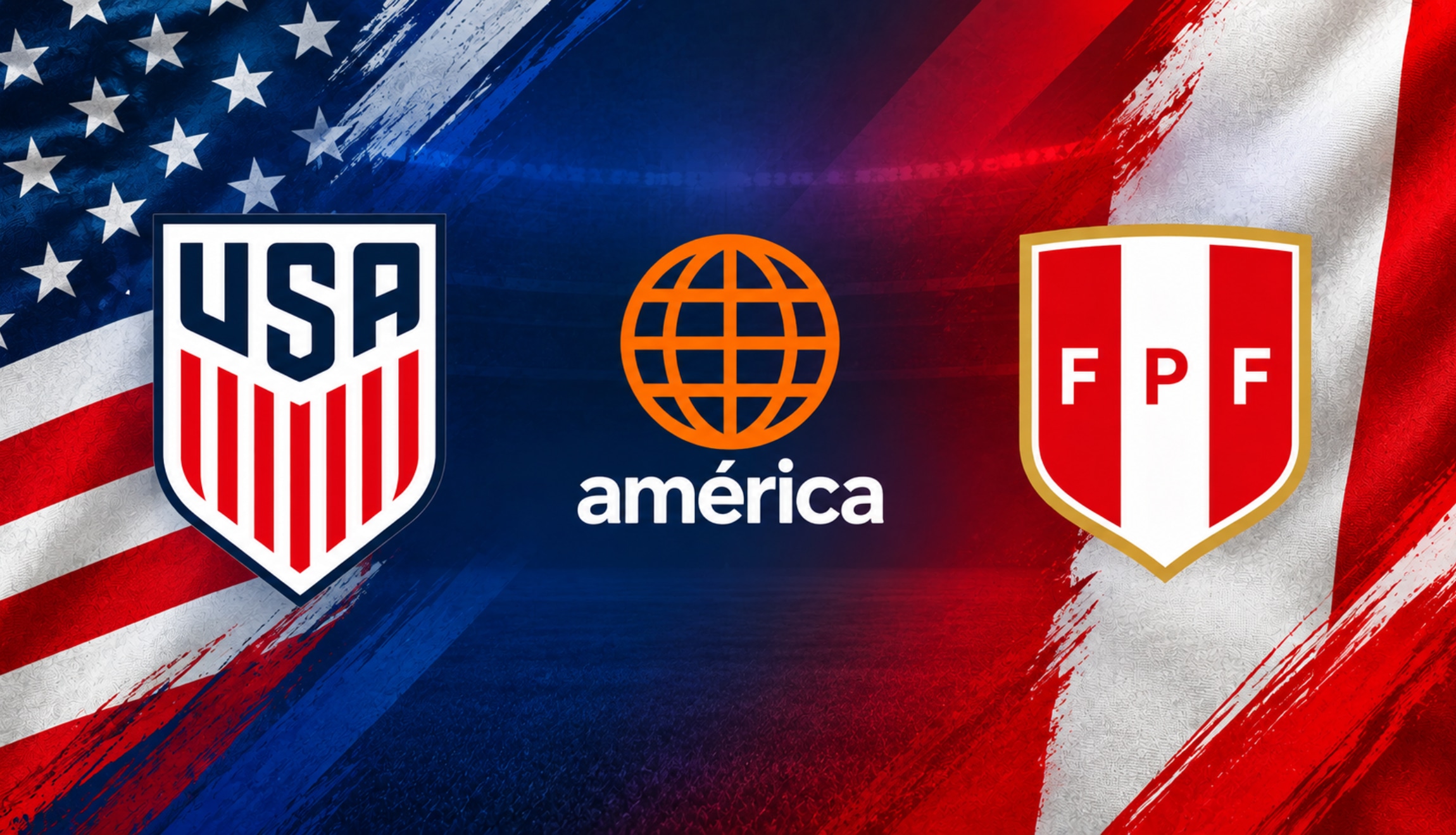 Señal de América TV EN VIVO para seguir el partido de Estados Unidos vs. Perú en directo, este sábado 26 de septiembre, por amistoso internacional 2026. (Foto: Imagen creada por Depor utilizando la IA de Chat GPT)