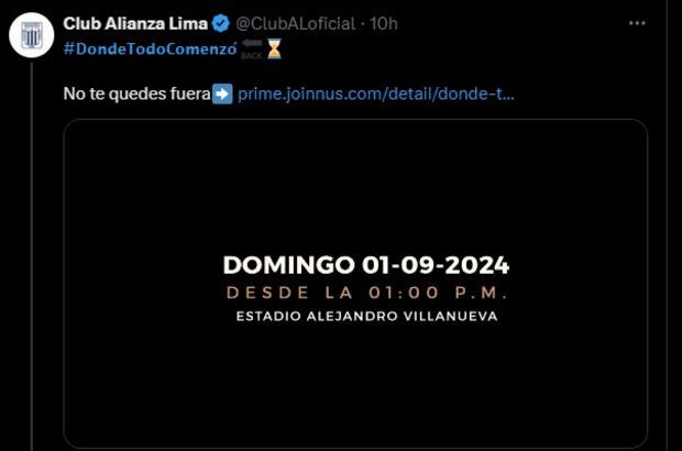 Alianza Lima anuncia evento para la presentación de Paolo Guerrero.