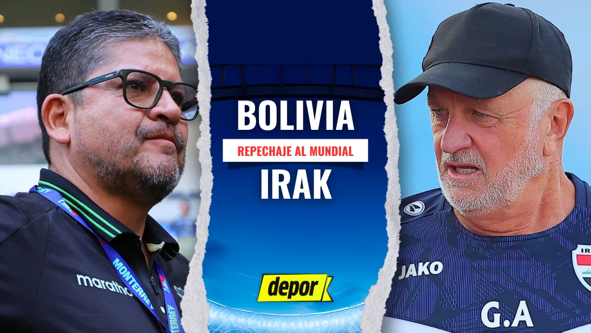 Bolivia vs. Irak se enfrentan por el repechaje intercontinental. (Diseño: Depor)
