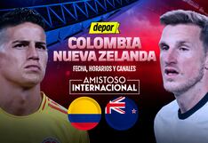 Canales de TV del Colombia vs. Nueva Zelanda y horarios confirmados para transmisión por amistoso FIFA