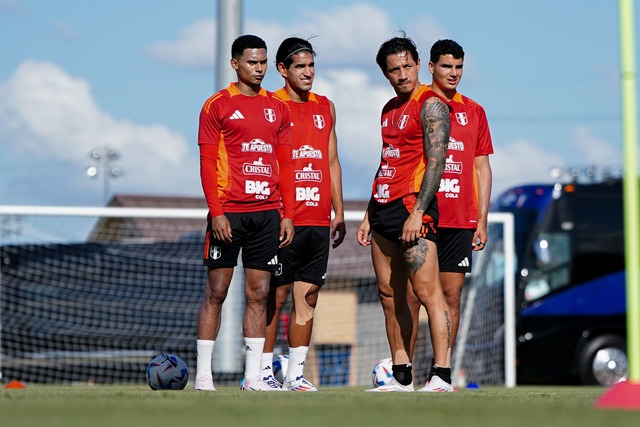 La Selección Peruana llevó a cabo su primer entrenamiento en Dallas antes de su debut en la Copa América 2024. (Foto: Bicolor).