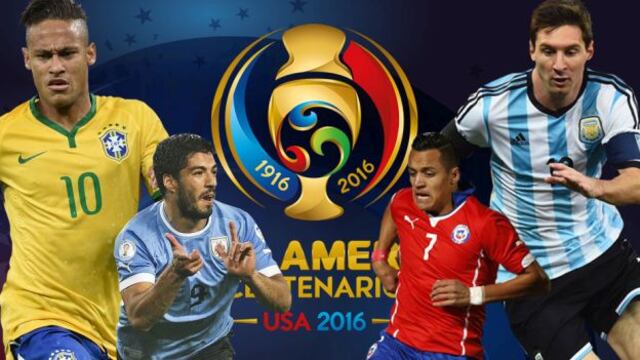 Copa América Centenario 2016: este es el fixture del torneo continental