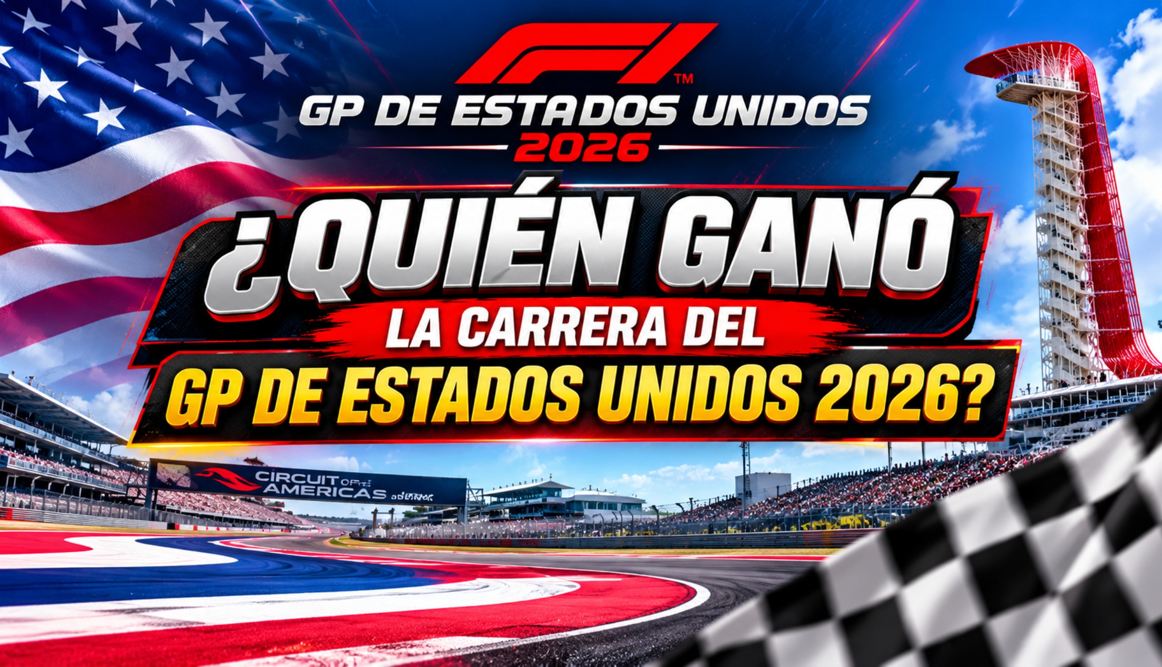 Conoce los resultados y quién ha ganado la carrera del GP de Estados Unidos 2026. Aquí te dejo con el podio final de la carrera del Mundial de la Formula 1. (Foto: Imagen creada por Depor utilizando la IA de Chat GPT)