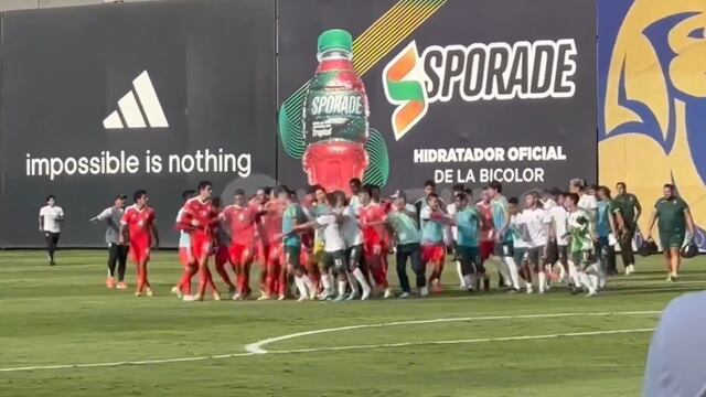 Por agresiones: partido entre Selección Peruana y Boliviana Sub 23 fue suspendido