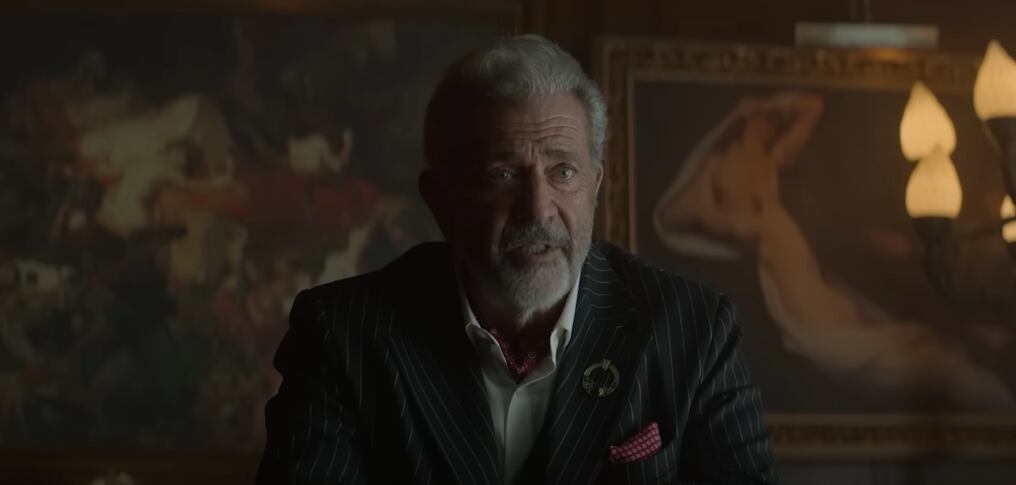 Mel Gibson da vida a Cormac en la miniserie “The Continental” (Foto: Lionsgate Television)