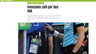 "Venezuela se salvó por el VAR": la reacción de la prensa internacional tras el empate de Perú [FOTOS]