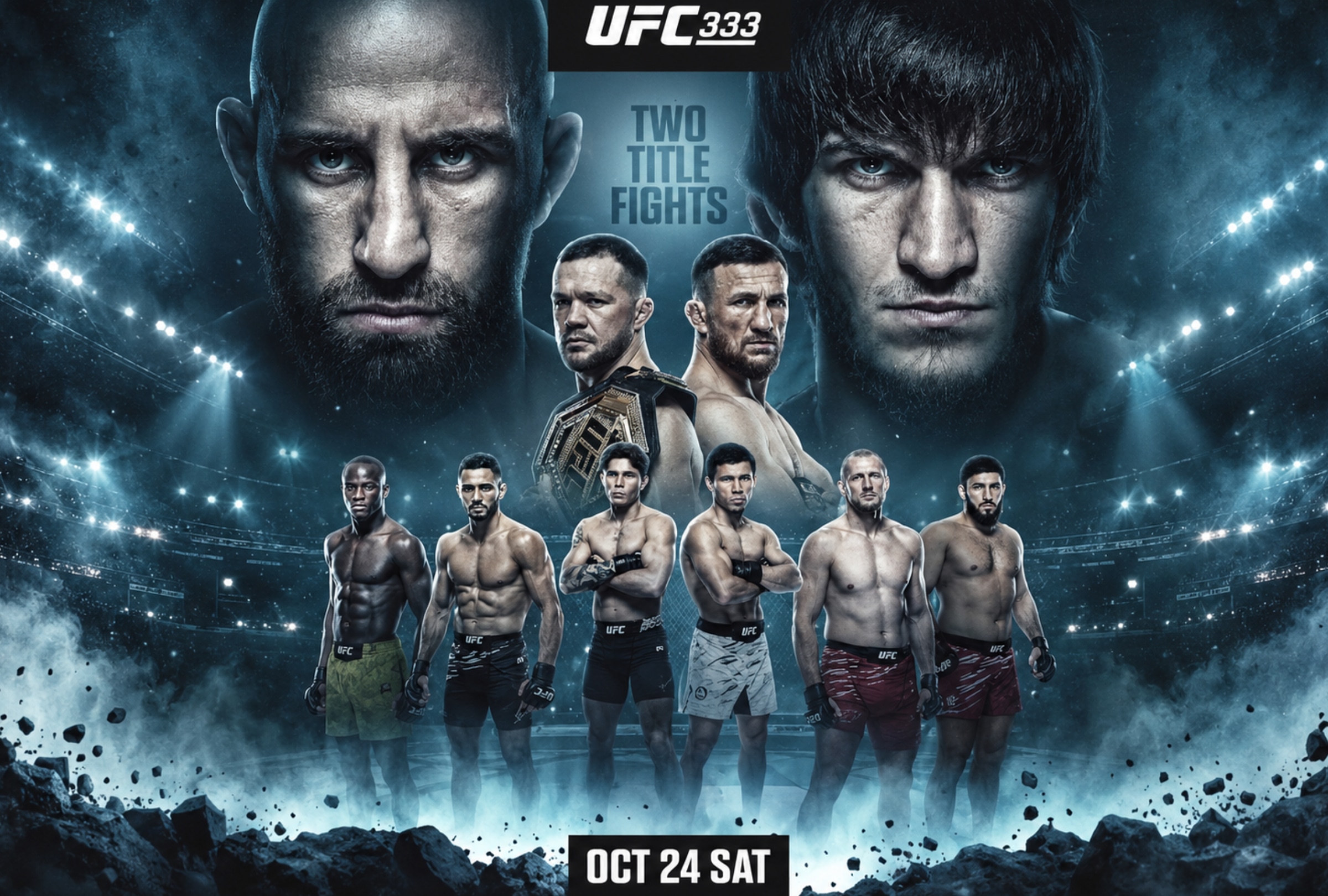ABU DABI (EMIRATOS ÁRABES UNIDOS), 24/10/2026.- ¿Dónde ver UFC 333 en vivo? Consulta los canales, las plataformas y los horarios de Volkanovski vs. Evloev este sábado 24 de octubre. FOTO DE UFC.COM