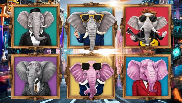 Test de personalidad: descubre cómo será el resto del 2024 para ti con solo elegir uno de los elefantes (Foto: Depor).