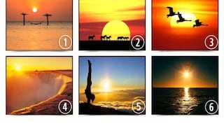 ¿Cuál es el atardecer que más te gusta? Averiguarás cómo eres cuando respondas