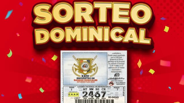 Lotería Nacional de Panamá del domingo 23 de octubre: resultados del ‘Sorteo Dominical’