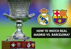 How to watch Real Madrid vs Barcelona for 2025 Spanish Super Cup on US?