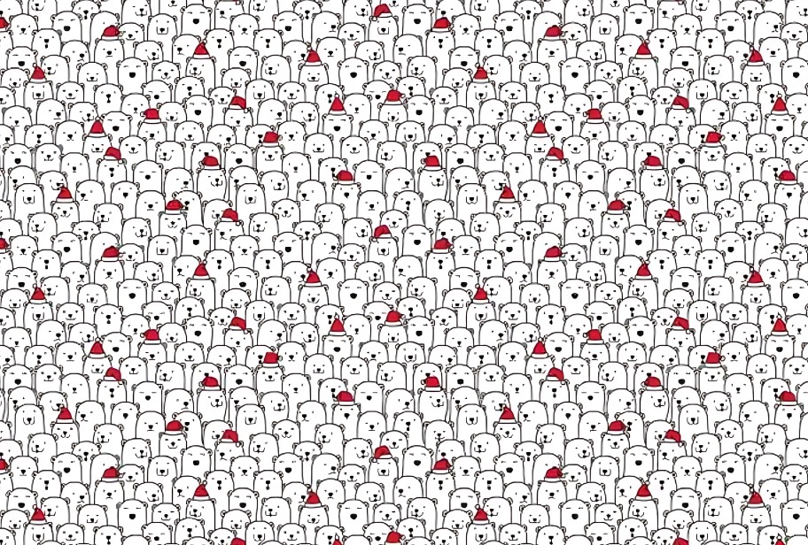 Reto visual: Identifica al perro oculto entre los osos polares: solo los más cuidadosos lo logran en 8 segundos (Foto: Depor)