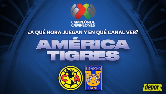 América vs Tigres EN VIVO por TUDN y Canal 9 por el Campeón de Campeones.