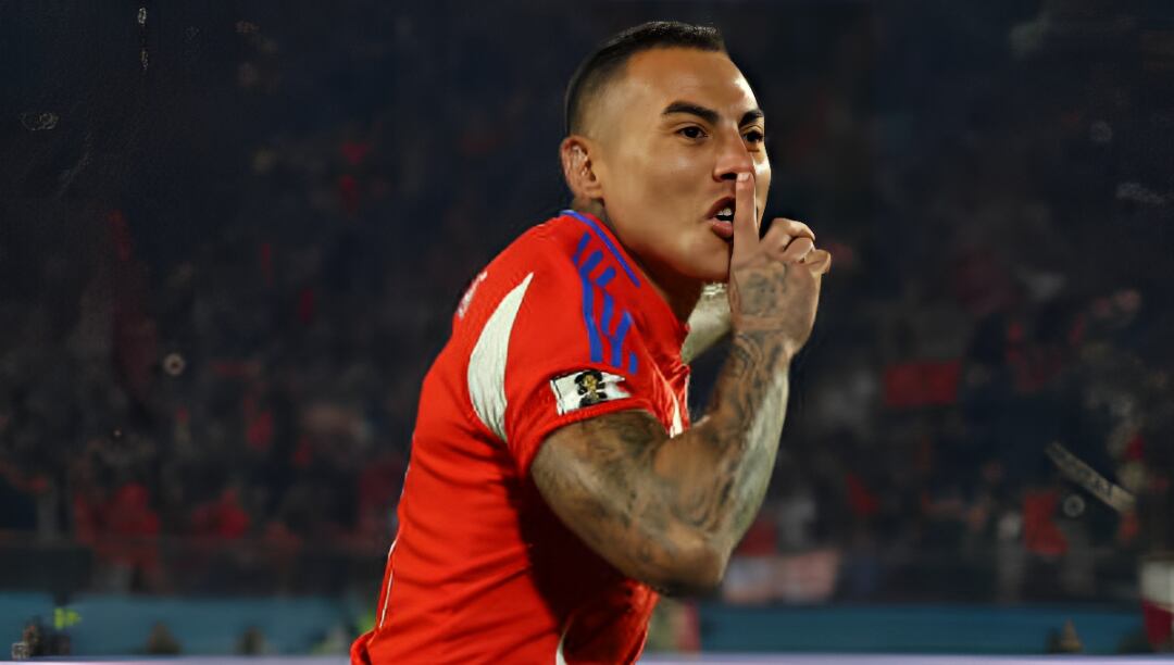 Eduardo Vargas sorprendió a todos y puso en ventaja a Chile. (Foto: Getty Images)