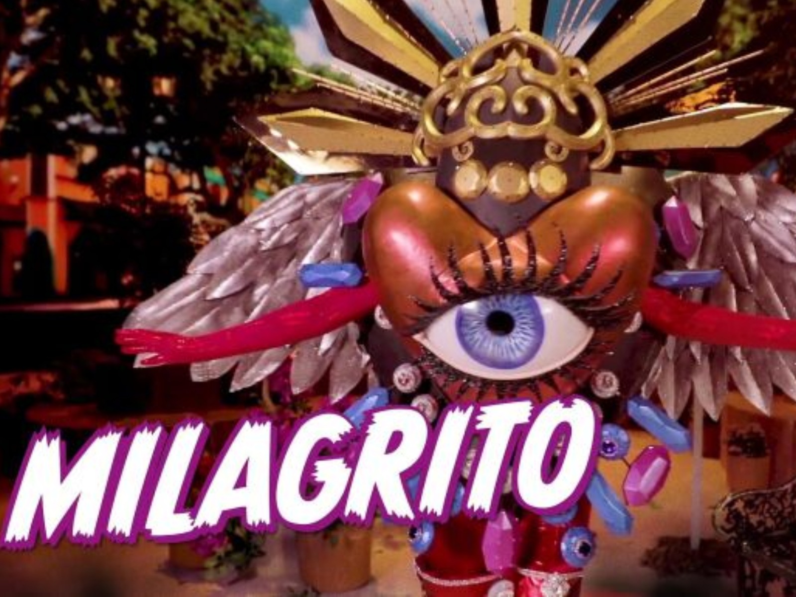Milagrito fue la primera eliminada de la nueva temporada de "¿Quién es la máscara?" (Foto: Televisa)
