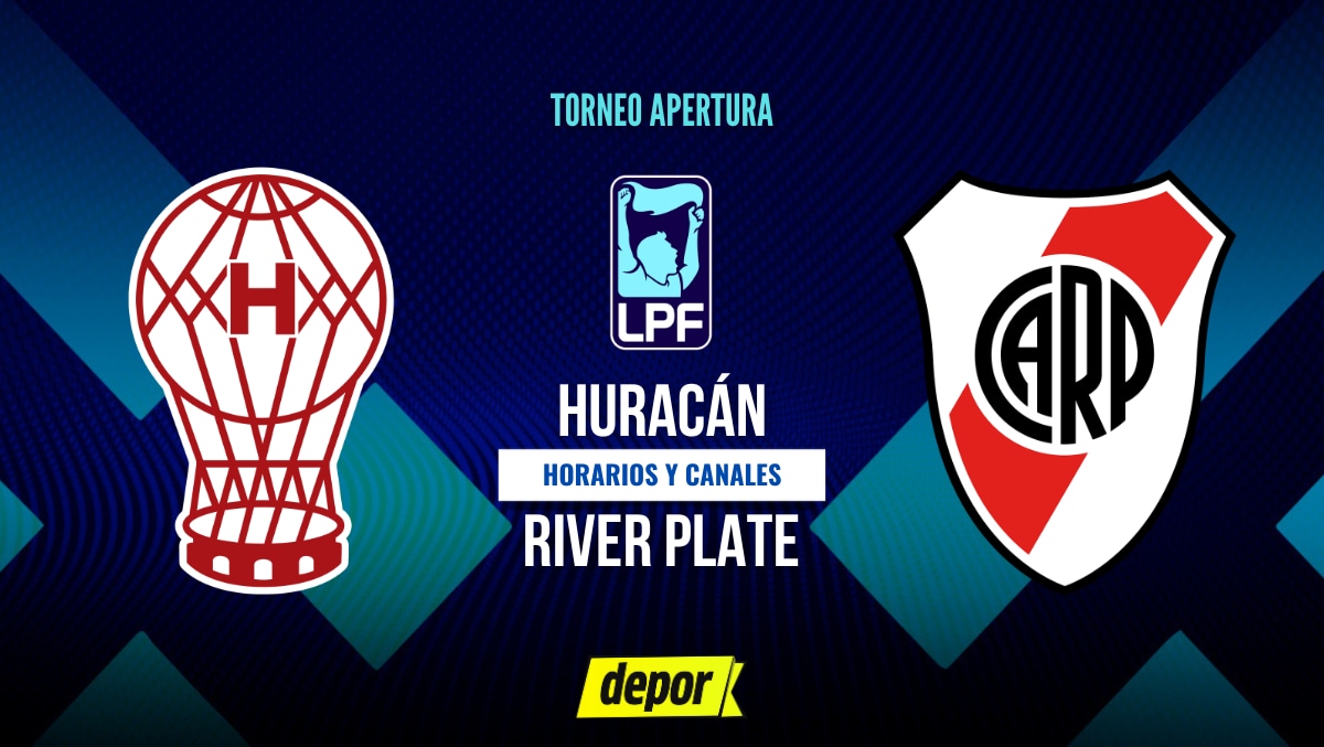 River vs. Huracán se enfrentan por la fecha 10 de la Liga Profesional Argentina 2026. (Diseño: Depor)