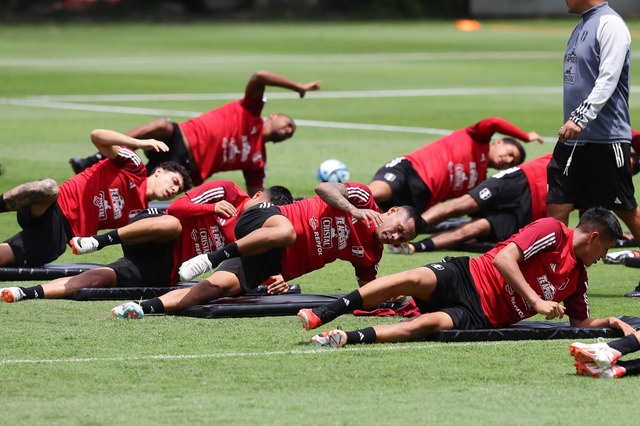 La Selección Peruana sumó un nuevo día de trabajos en la Videna. (Foto: Jesús Saucedo / @photo.gec)