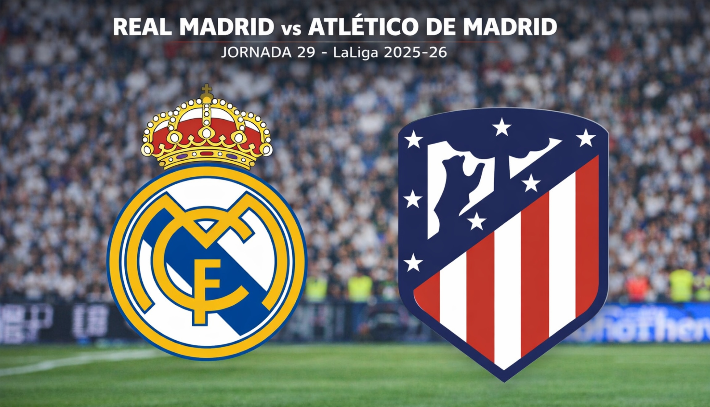 Conoce el resultado final del juego de Real Madrid vs. Atlético de Madrid hoy, domingo 22 de marzo de 2026, por la Jornada 29 de LaLiga de España. (Foto: Imagen creada por Depor utilizando la IA de Chat GPT)