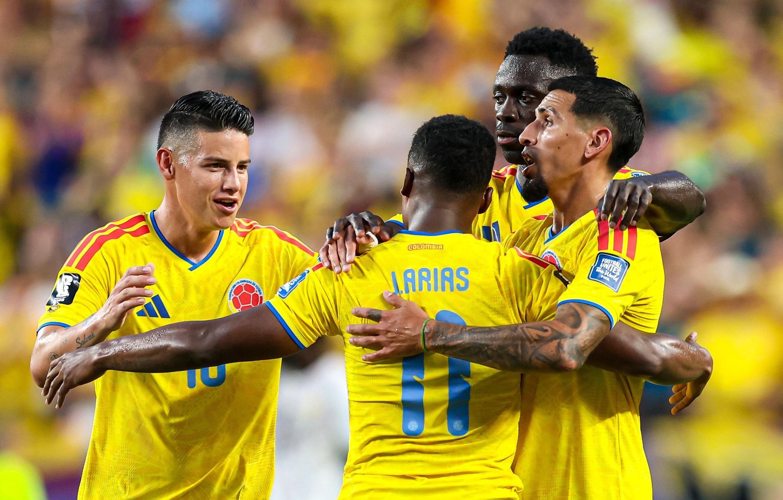 Jhon Arias anotó el único gol colombiano en la victoria sobre Ghana en el Mundial 2026. (Foto: Selección Colombia)