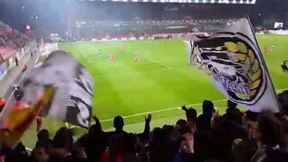 Benavente: así vibró la hinchada del Charleroi con el gol del peruano