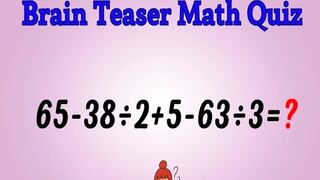 Este es el reto matemático más complicado que existe: te daré 6 segundos para obtener la solución