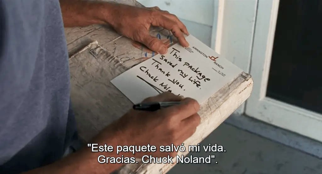 Al final de "Náufrago", Chuck Noland devuelve el misterioso paquete (Foto: DreamWorks Pictures)