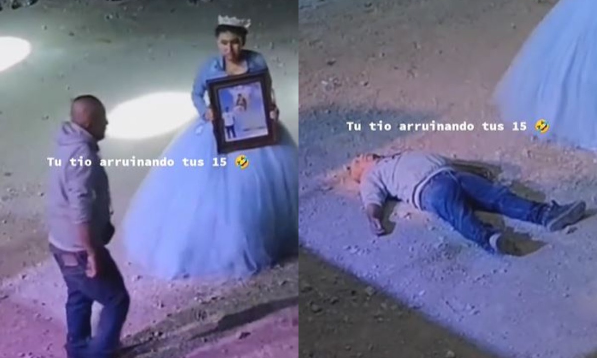 VIDEO VIRAL | La muchacha intentó disimular que su tío no estaba allí haciéndole pasar vergüenza. (Foto: @danyel8336/TikTok)