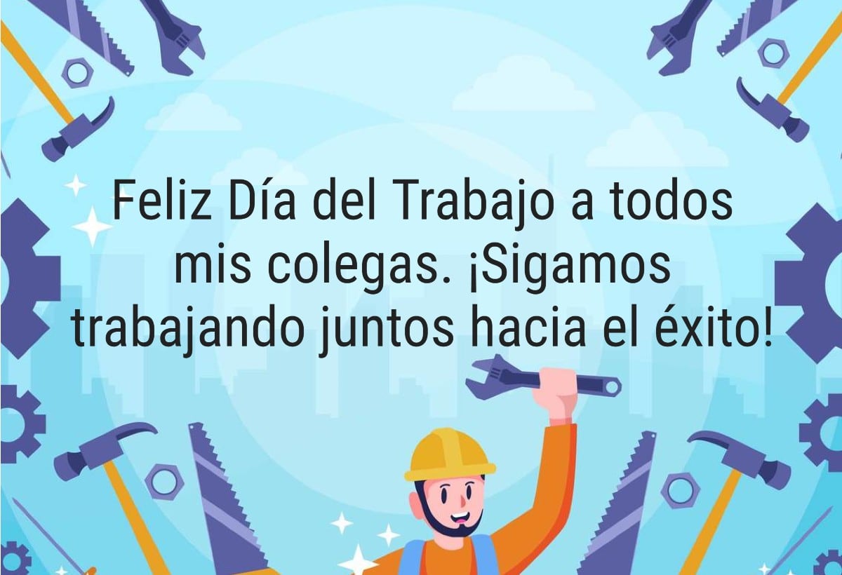 FRASES | Estas frases te ayudarán a felicitar a tus compañeros y colegas en el Día del Trabajo. (freevector)