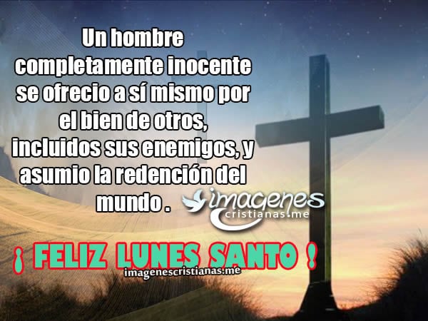 Frases para el Lunes Santo 2023: mensajes e imágenes para compartir en Semana Santa (Foto: Pinterest).