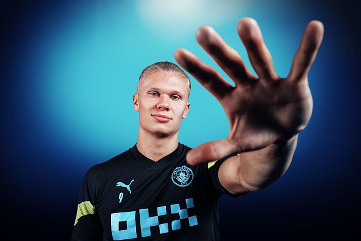 Erling Haaland fue traspasado del Dortmund al Manchester City por 60 millones de euros. (Foto: Getty Images)