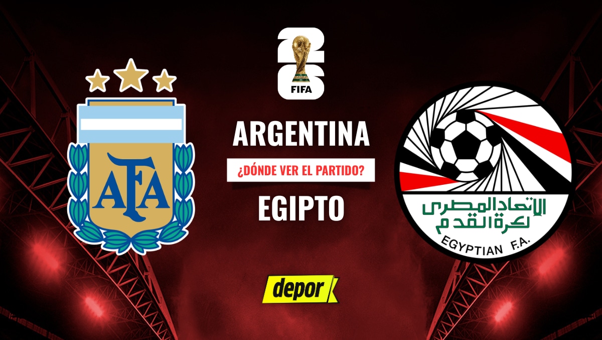 Argentina vs. Egipto se enfrentan por los octavos de final del Mundial 2026. (Diseño: Depor)