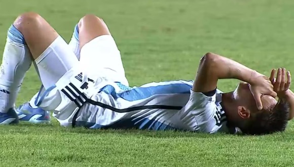 Claudio Echeverri jugó hasta el minuto 64 en la goleada de la Selección de Argentina contra Chile. (Foto: Agencias).