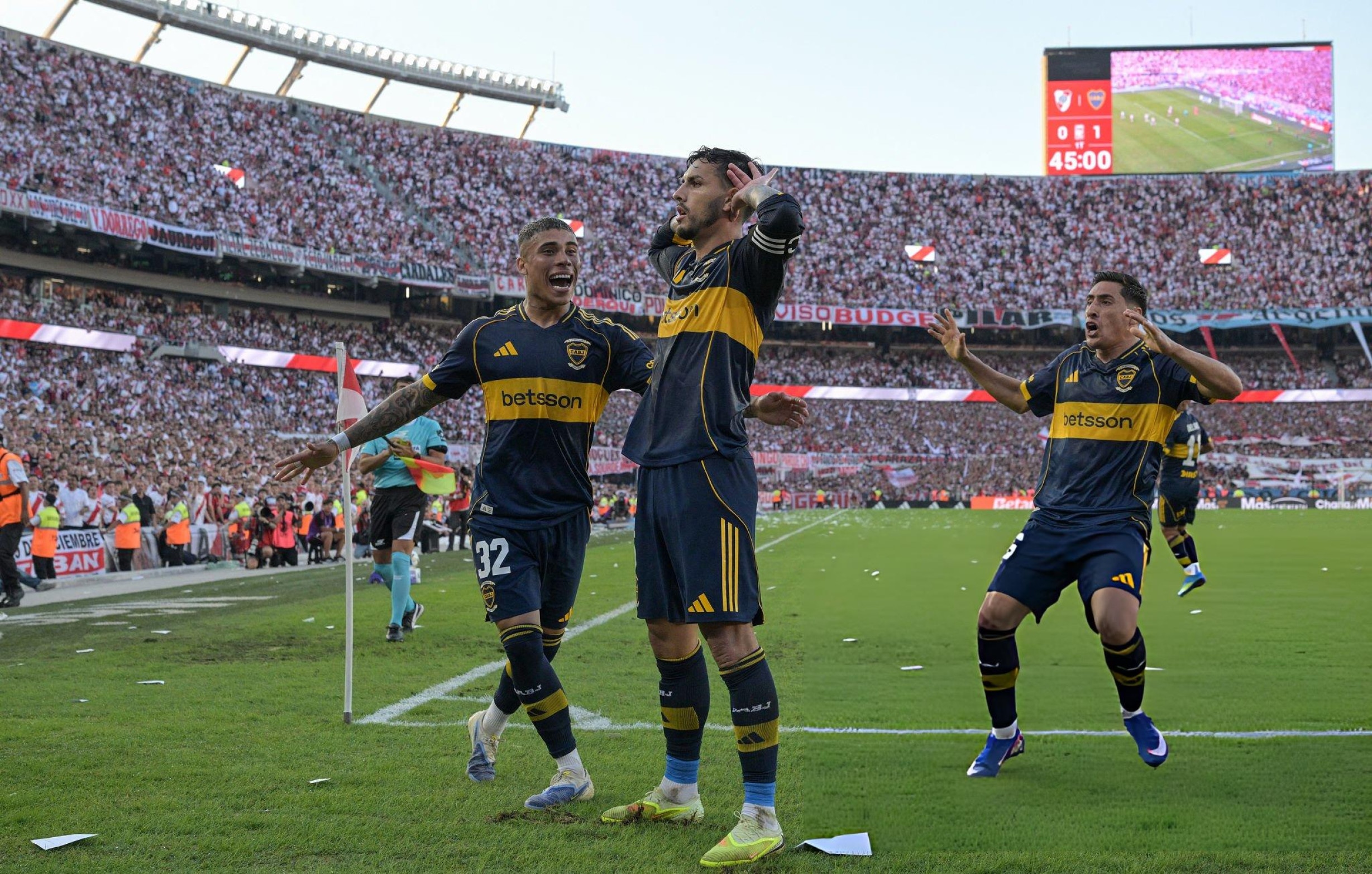 Boca vs. River en el Monumental. (Foto: Getty Images)