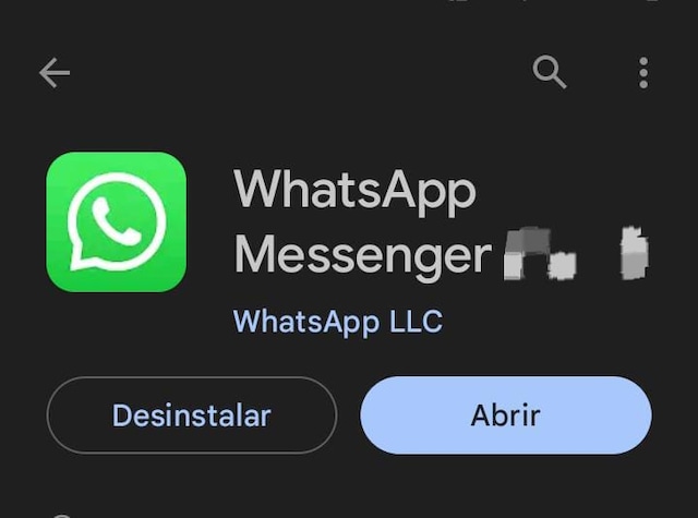 Ahora, debes desinstalar la app de Meta a través de la Google Play Store, ¿Por qué? vas a instalar un APK de WhatsApp Messenger oficial, pero antiguo. Todo es legal, no van a banearte por hacerlo. La copia de seguridad es para salvar la información de tus conversaciones. (Foto: Depor)
