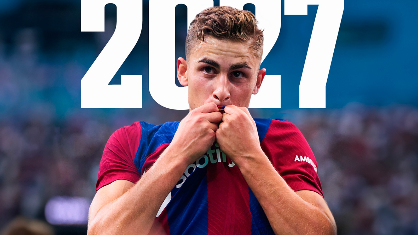 FC Barcelona renueva a Fermín López. (Foto: Barcelona)