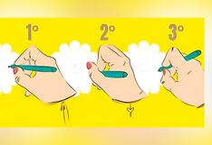 Test visual: descubre qué es lo más valioso que tienes según cómo agarras un lápiz