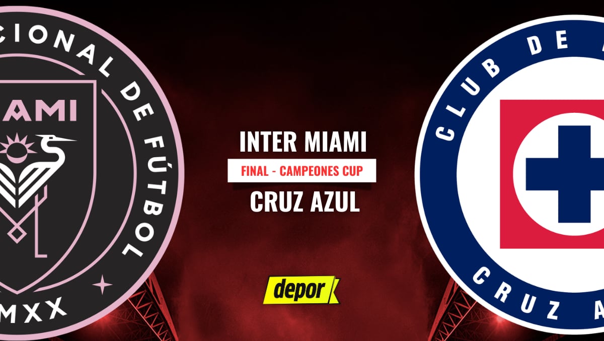 Inter Miami vs. Cruz Azul por la final de la Campeones Cup. (Composición: Depor)