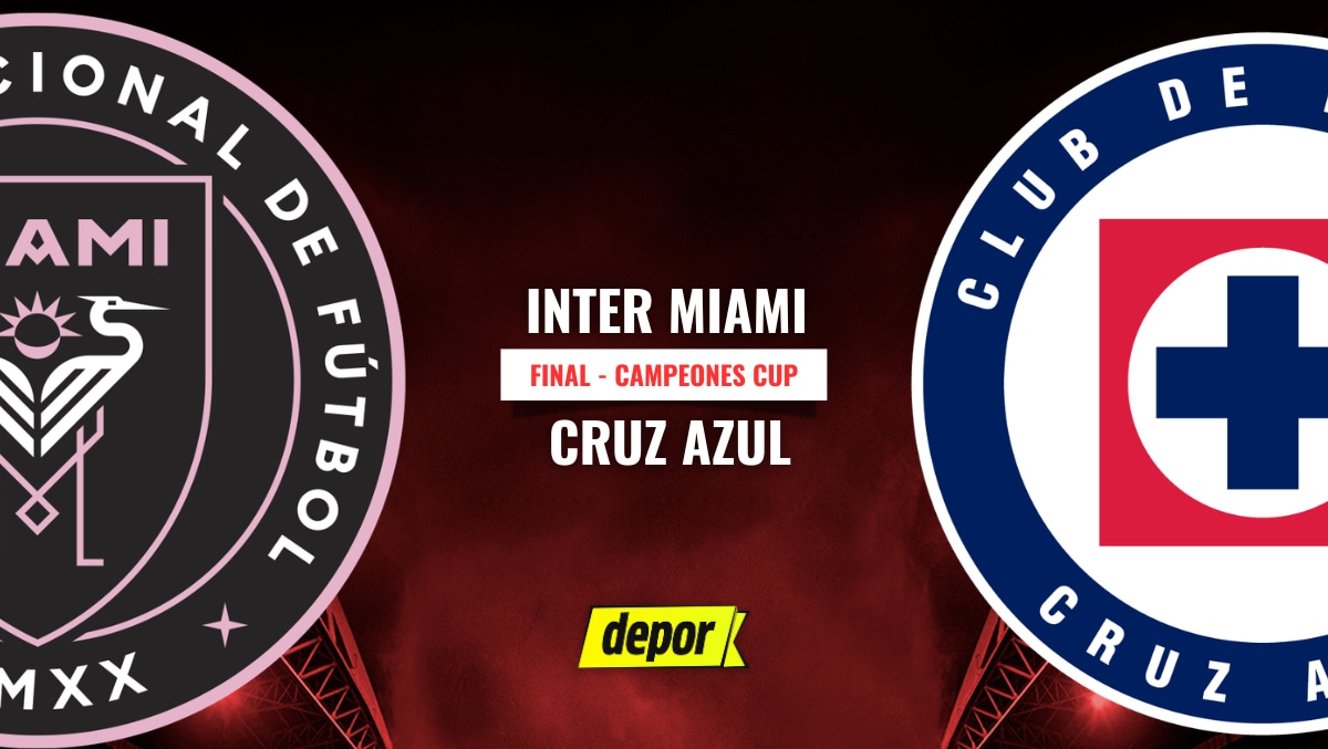 Inter Miami vs. Cruz Azul por la final de la Campeones Cup. (Composición: Depor)