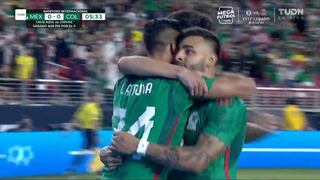 Celebran los ‘Aztecas’: gol de Alexis Vega para el 1-0 de México vs. Colombia en amistoso [VIDEO]