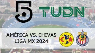 Canal 5 y TUDN - dónde se vio el triunfo de América ante Chivas de Guadalajara (14/09/2024)
