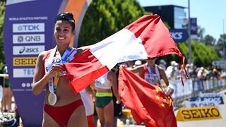 ¡Campeona mundial! Kimberly García se llevó la medalla de oro en marcha de 20 kilómetros