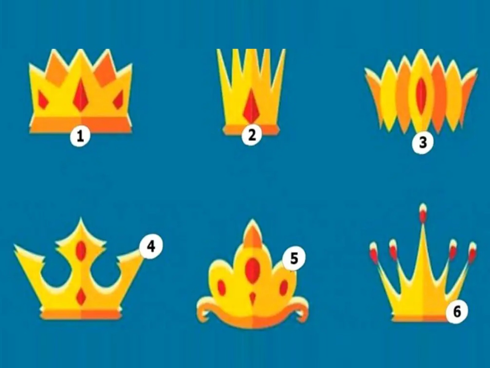 TEST VISUAL | En esta imagen hay varias coronas. Tienes que indicar cuál es la que quieres usar. (Foto: namastest.net)