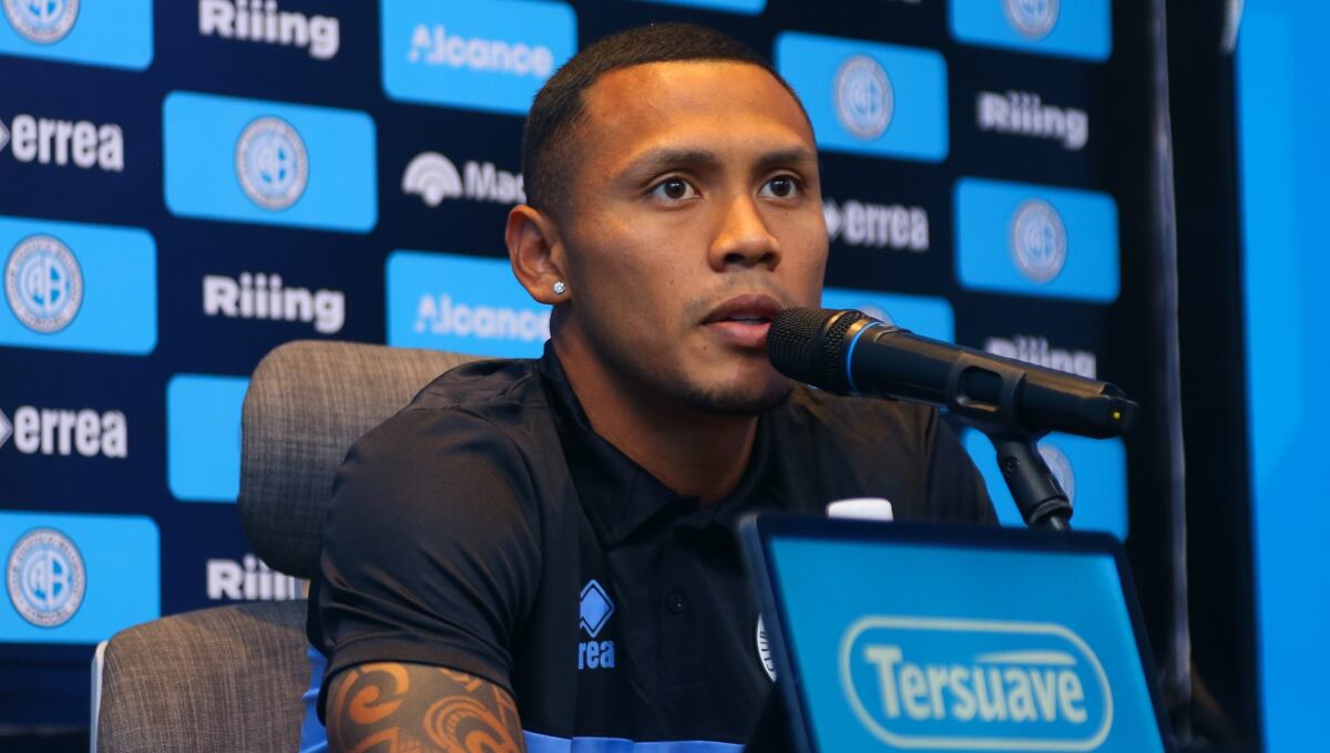 Bryan Reyna lleva cuatro goles con Belgrano. (Foto: Belgrano)