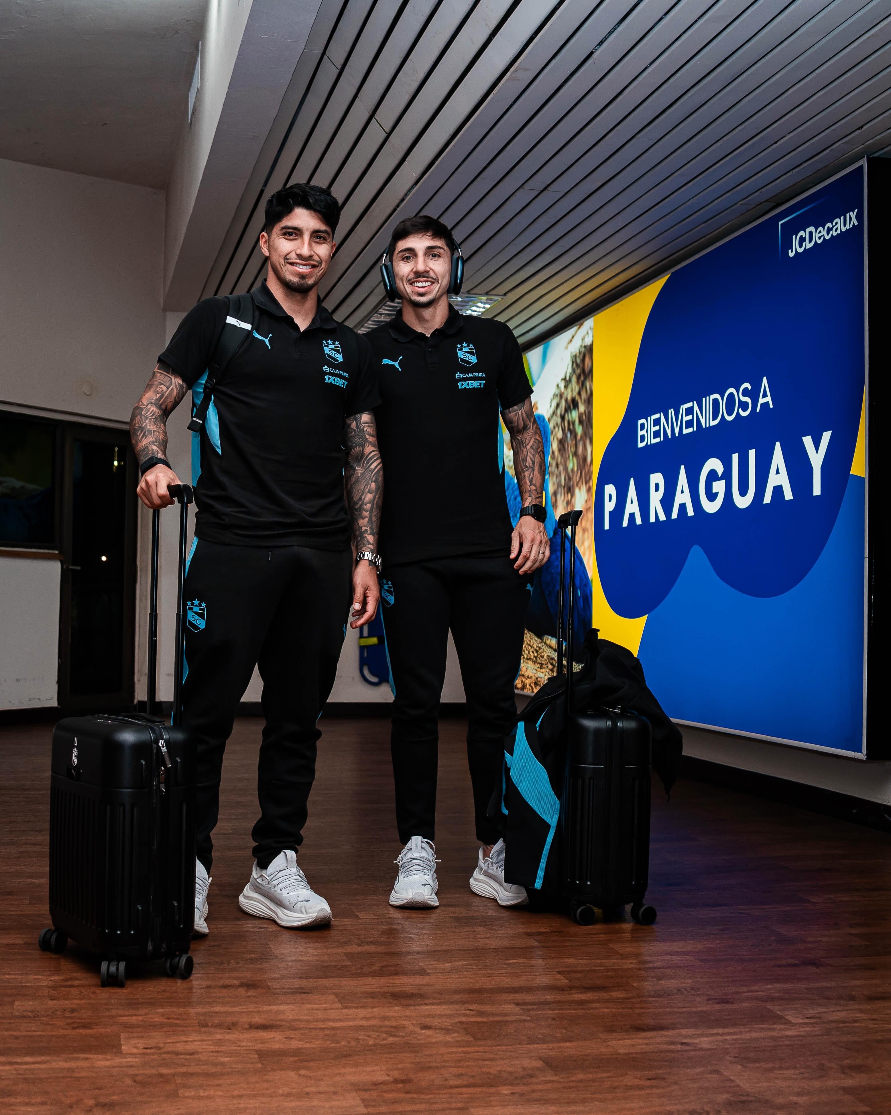 Los celestes ya se encuentran en Paraguay con Luis Iberico que se recuperó de una dolencia. (Foto: Sporting Cristal)