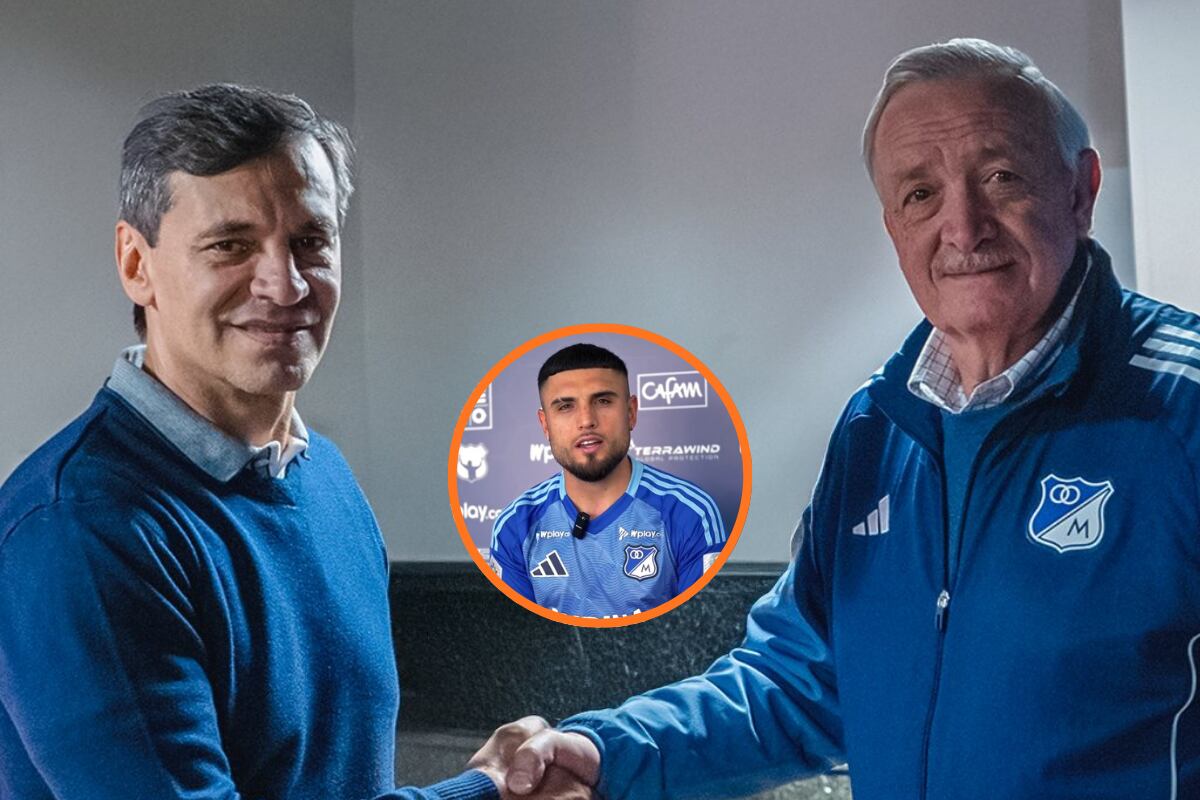 Fabián Bustos fue presentado oficialmente como nuevo entrenador de Millonarios. (@millosFCoficial)