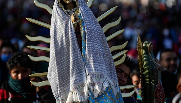 El Día de la Virgen de Guadalupe congrega a miles de fieles que llegan hasta el cerro Tepeyac (Foto: AFP)