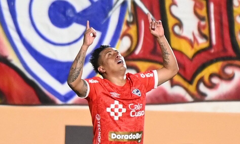 Christian Cueva marcó dos goles ante el Sport Huancayo. (L1 Max)