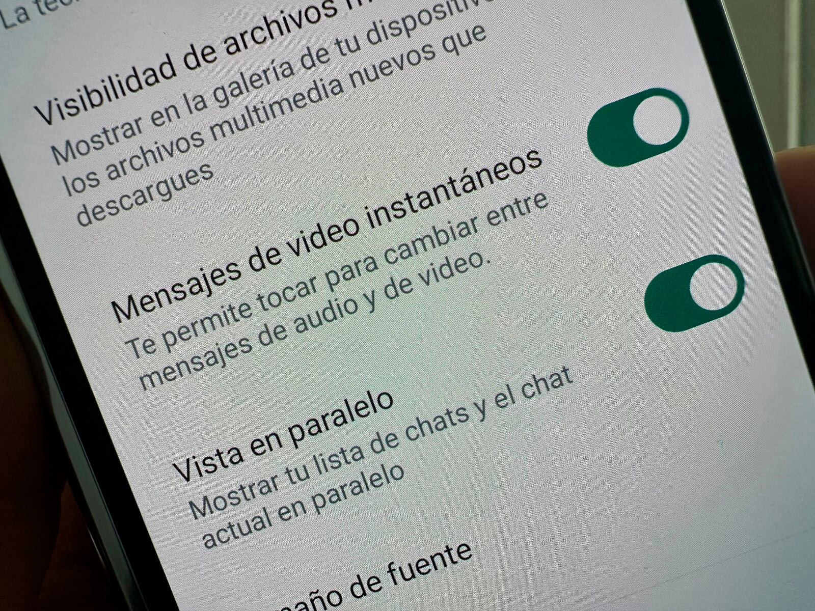 WHATSAPP | Recuerda que debes actualizar la aplicación de WhatsApp para poder acceder a esta nueva función. (Foto: MAG - Rommel Yupanqui)