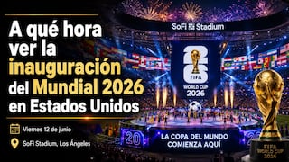 ¿A qué hora comenzará la inauguración del Mundial de Fútbol 2026 EN VIVO hoy 12 de junio en Estados Unidos?